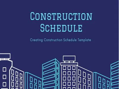 Free Construction Schedule Templates Excel Word Pdf Sample Schedule