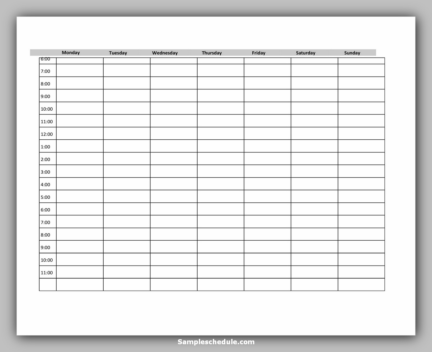 60+ Best Practices Hourly Schedule Template Excel & Word - sample schedule