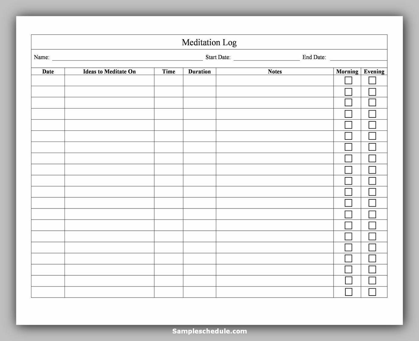 26+ Free Medication Schedule Template - sample schedule