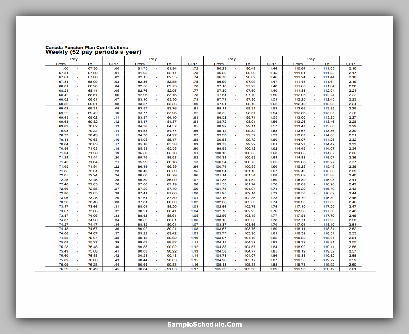 10+ Amazing Payroll Schedule Template - sample schedule