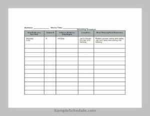 8+ Free Film Production Schedule Example & Template - sample schedule