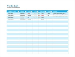 7+ Free Task Scheduler Template - Sample Schedule