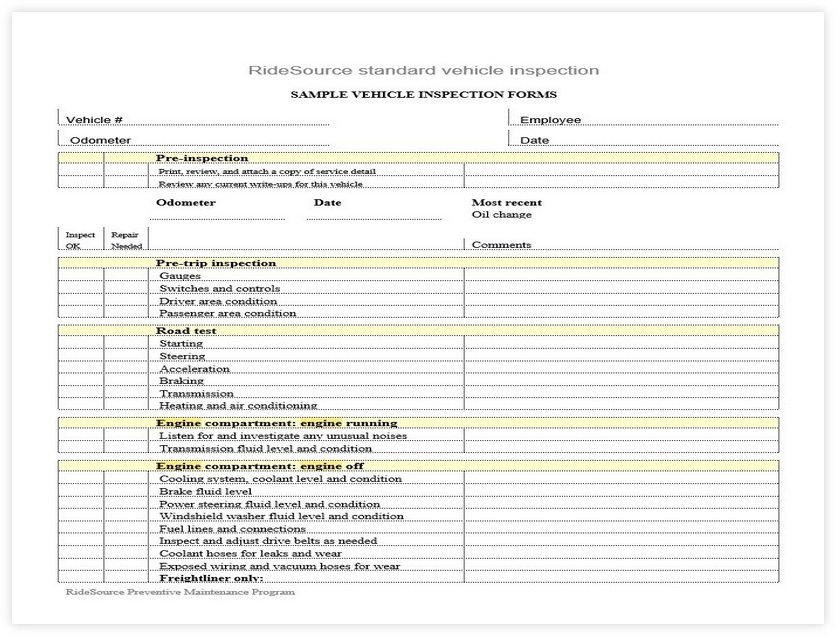 10 Best Machine Maintenance Schedule Template PDF WORD EXCEL 