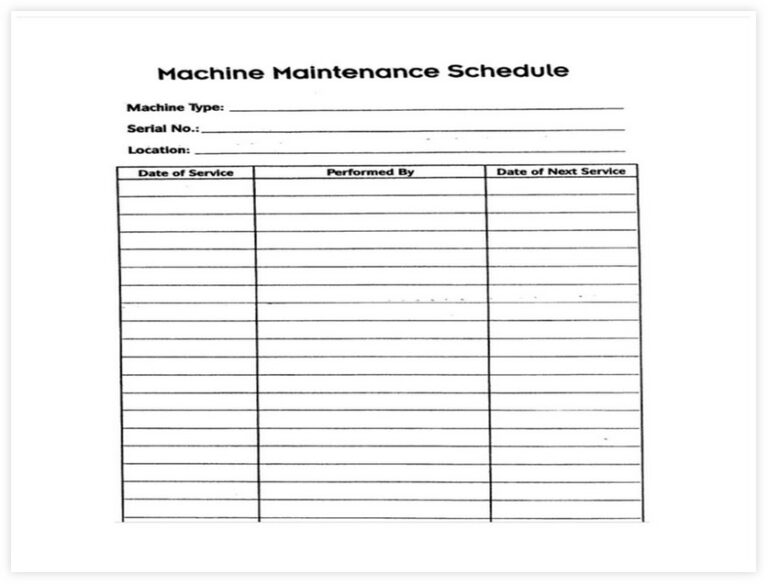 10-best-machine-maintenance-schedule-template-pdf-word-excel